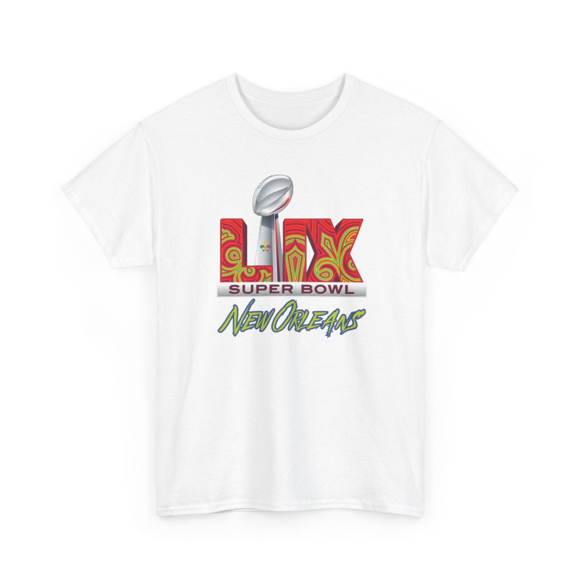 2025 Lix Super Bowl in New Orleans LA Unisex Heavy Cotton Tee