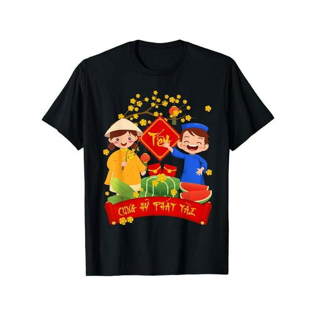2025 Lunar New Year Celebration T 100 Cotton. Perfect for Halloween