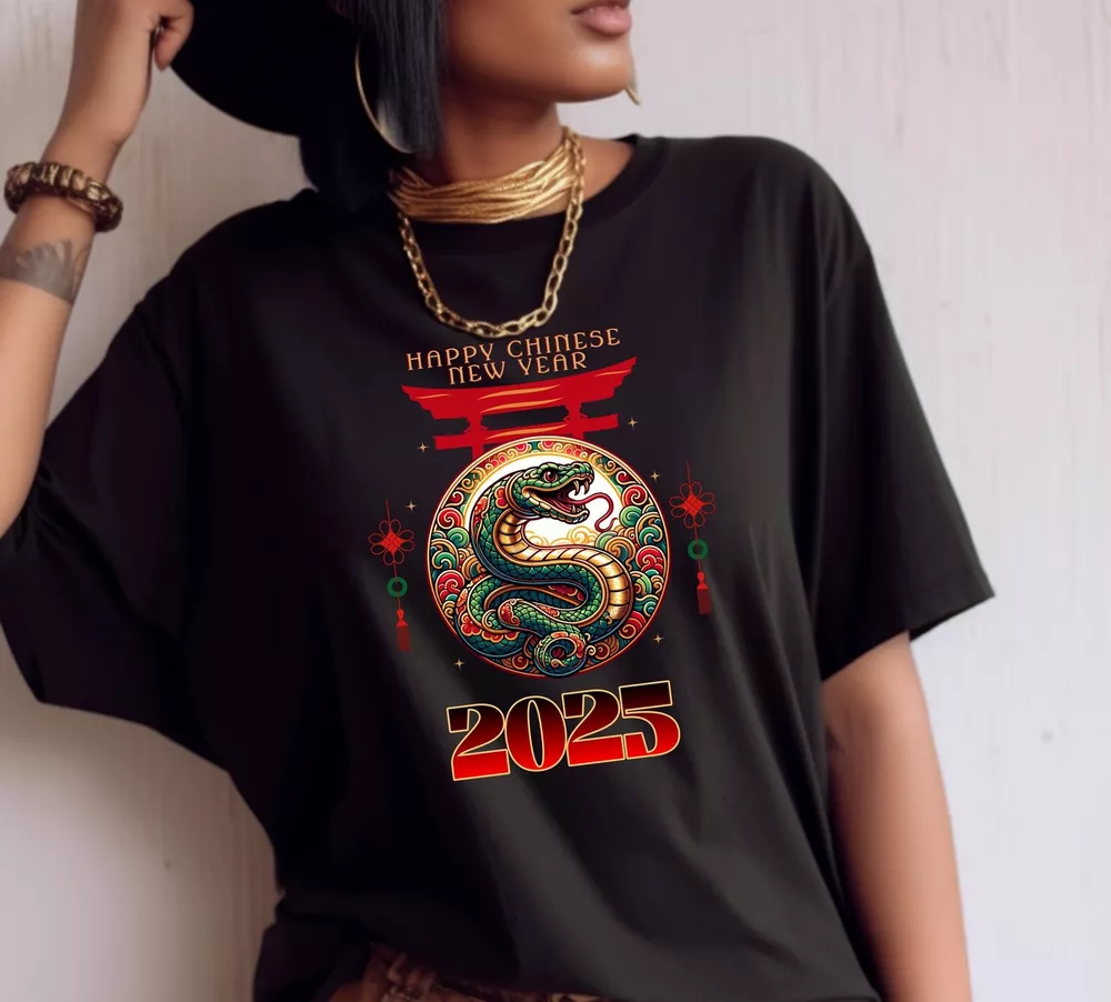 2025 Lunar New Year Tshirt Happy Chinese New Year Sweatshirt TShirt