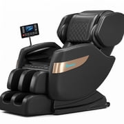 Massage Chair Full Body, Zero Gravity Massage Chair with 10 Fix Rollers, Heating, Foot Massage, Auto Modes, Bluetooth Speaker, Touch Screen Controller