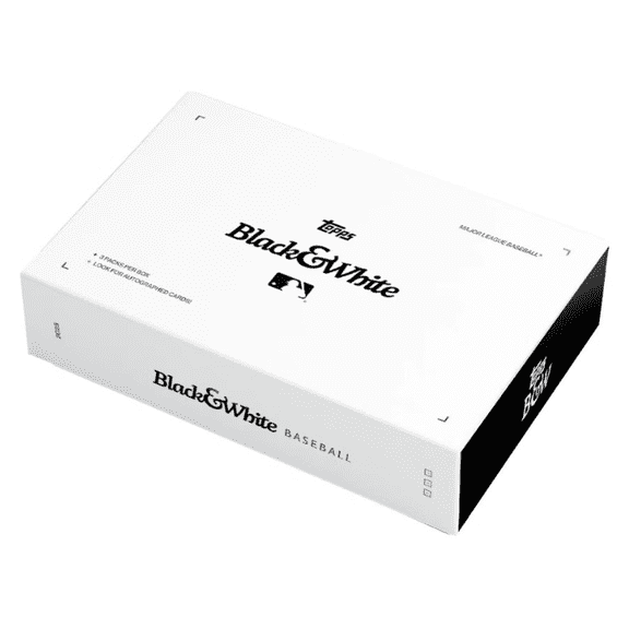 2025 MLB Topps Black and White Baseball Mega Box!