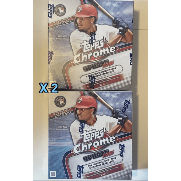 2025 MLB Topps Chrome Update Series Baseball Mega Box!