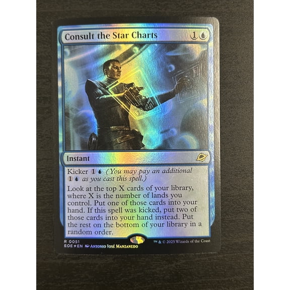 2025 Magic: The Gathering Foundations Consult the Star Charts Foil