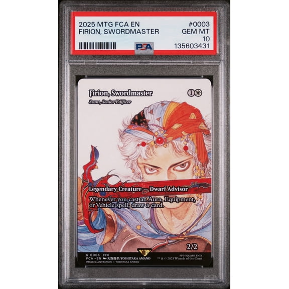 2025 Magic the Gathering Final Fantasy: Through the Ages Firion Swordmaster #0003 /135603431 PSA 10
