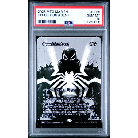 2025 Magic the Gathering Marvel's Spider-Man: Source Material Opposition Agent #0019 PSA 10