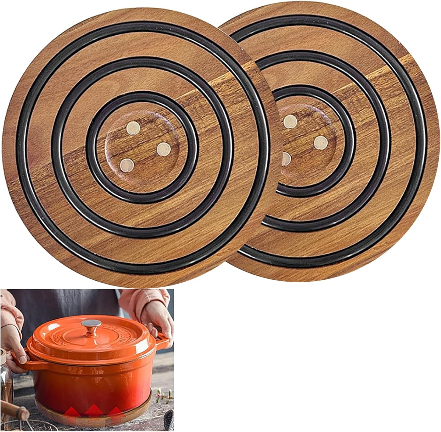 2025 Pot Trivet Pot Coaster Pot Holders Wood Trivet Hot Pan