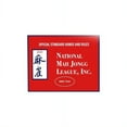 2025 Mah jongg Cards,Large Print,1 Piece, National Mahjongg Cards