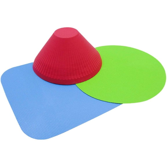 NEW-Manual Rubber Anti Skid Round Gripper Pad Bottle Jar Home Kitchen Q5J8