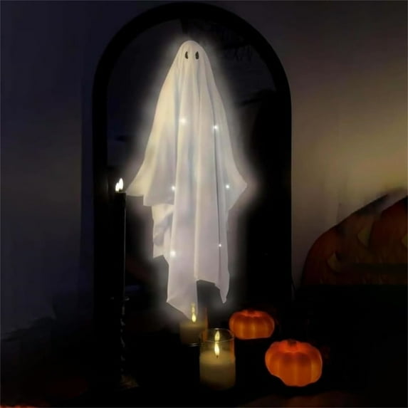 Halloween New Halloween Decorations Mirrow,Halloween Novelty Ghost Mirror with Light Room Decor,Living Room,Bedroom,Bar
