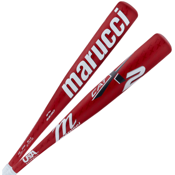 Marucci CATX2 (-11) USA Approved 2 5/8" Barrel Bat - White Red
