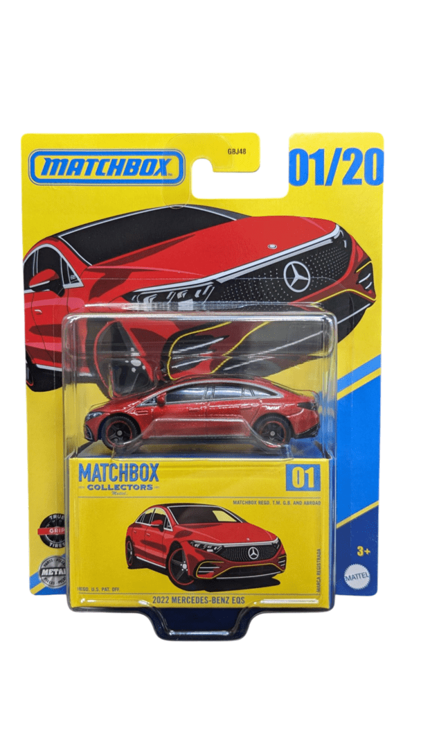 2025 Matchbox Collectors #01 2022 Mercedes-Benz EQS PATAGONIA RED