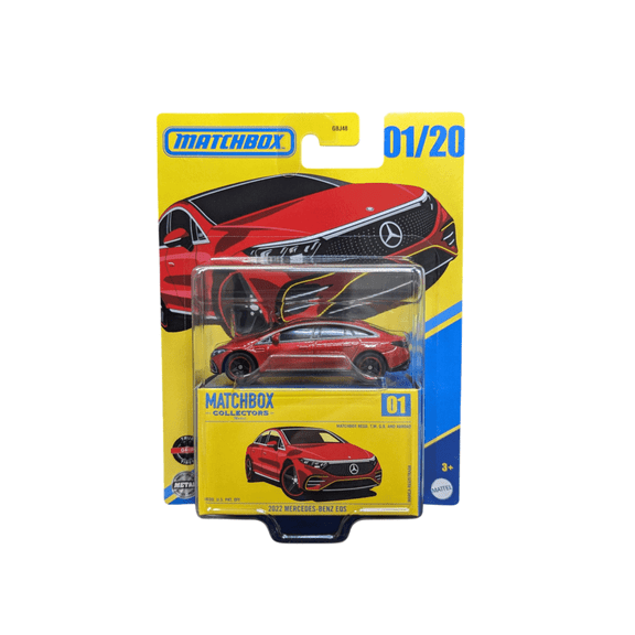 2025 Matchbox Collectors #01 2022 Mercedes-Benz EQS PATAGONIA RED