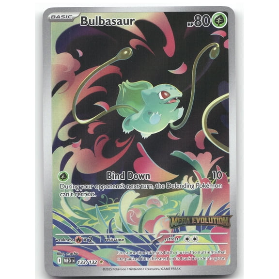 2025 Mega Evolution Bulbasaur Secret Rare #133/132