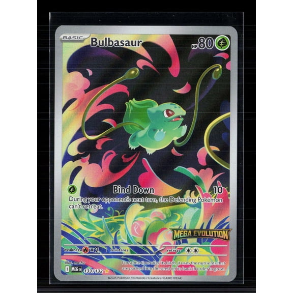 2025 Mega Evolution Bulbasaur Secret Rare #133/132