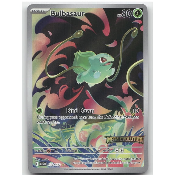 2025 Mega Evolution Bulbasaur Secret Rare #133/132