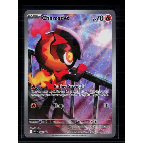 2025 Mega Evolution Charcadet Holo one gold star #022