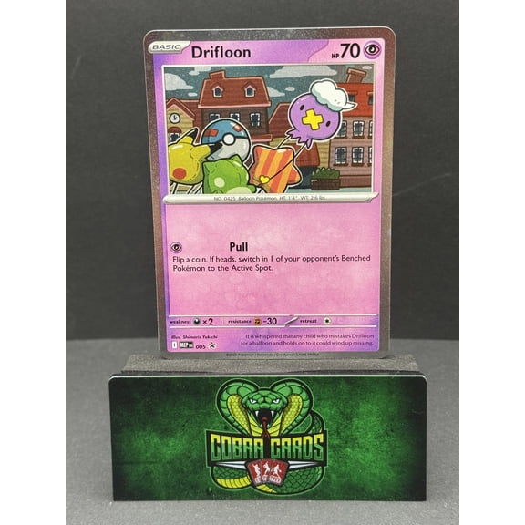 2025 Mega Evolution Drifloon Holo Black Star Promo #005
