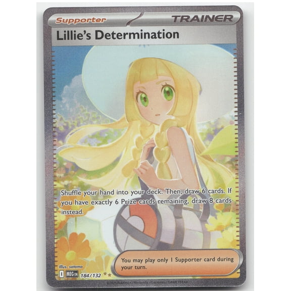 2025 Mega Evolution Lillie's Determination Secret Rare #184/132