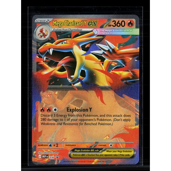 2025 Mega Evolution Mega Charizard Y EX Holo Rare #030
