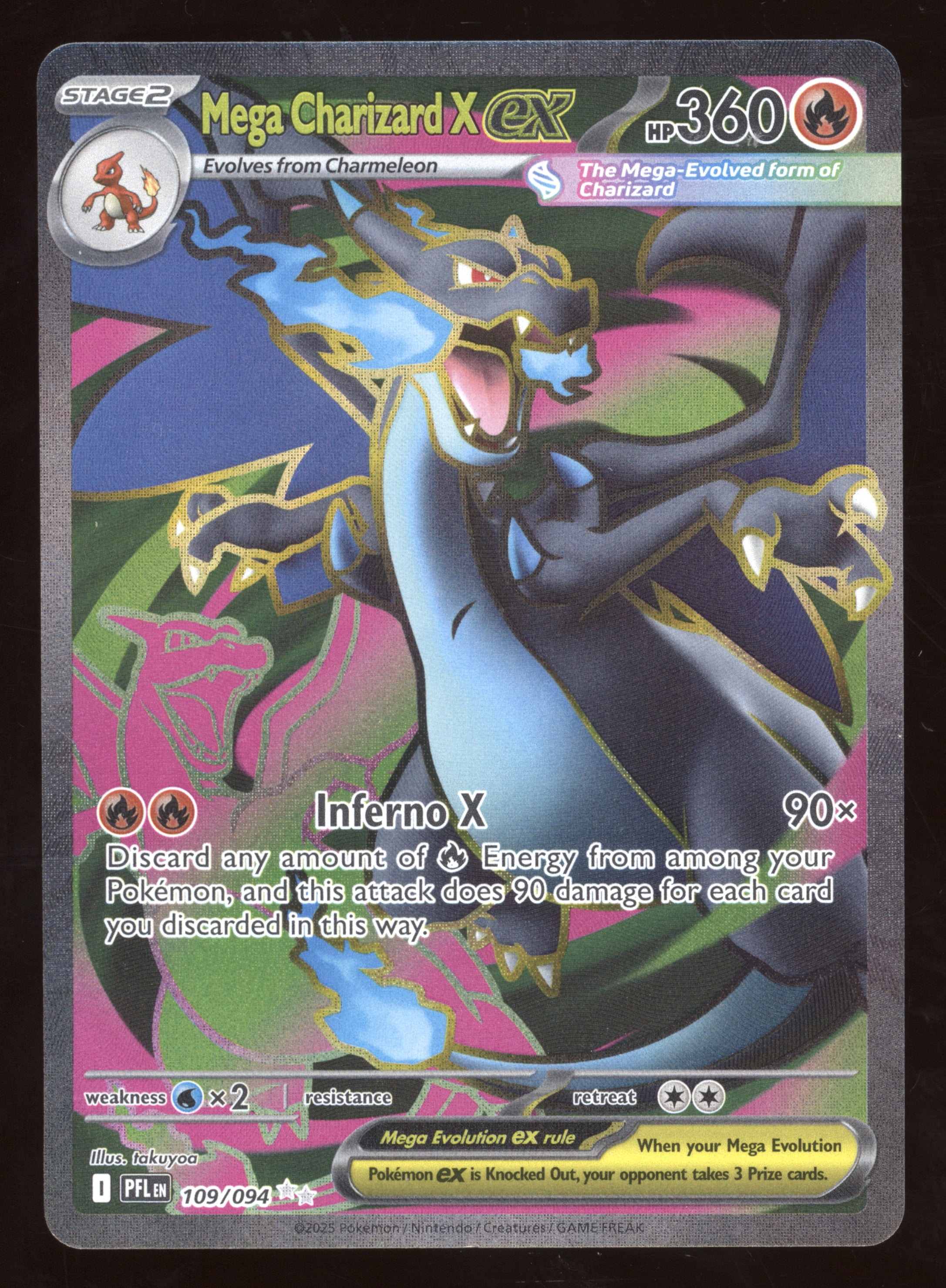pokemon card pack mcdonalds PSA 7 - 1st Edition - M Charizard EX 89/80 - Pokemon XY Wild Blaze -  Japanese