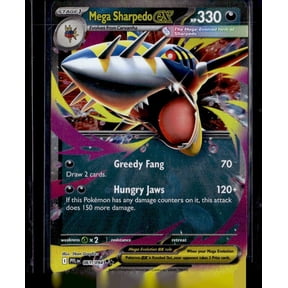 2025 Mega Evolution Phantasmal Flames Mega Sharpedo EX Holo Double Rare RR 61/94 English