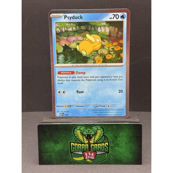 2025 Mega Evolution Psyduck Holo Black Star Promo #007