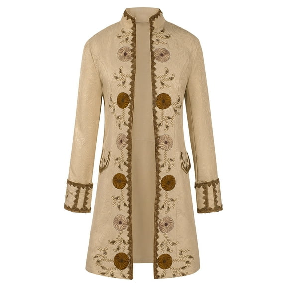 2025 Men Vintage Tailcoat Jacket Goth Long Steampunk Victorian Coat Renaissance Pirate Coats Medieval Jackets