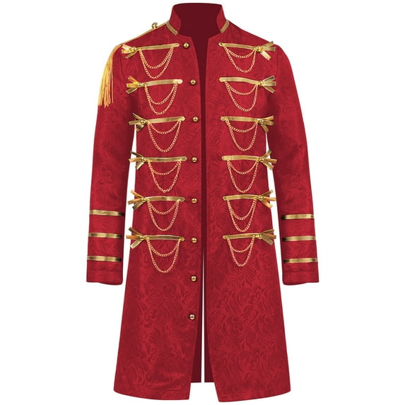 2025 Men Vintage Tailcoat Jacket Goth Long Steampunk Victorian Coat Renaissance Pirate Coats Medieval Jackets