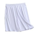 thumbnail image 1 of 2025 Men's Ice Silk Sleep Shorts - Lightweight Lounge No Pockets | Breathable Summer Pajama Bottoms, 1 of 3