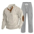2025 Men's Tracksuit Set 2 Piece Sweatsuits Winter Casual Sweatpants