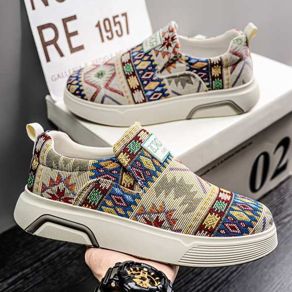 2025 Men's Weekend Outing Casual Shoes Breathable Design Comfort Simple Casual Style