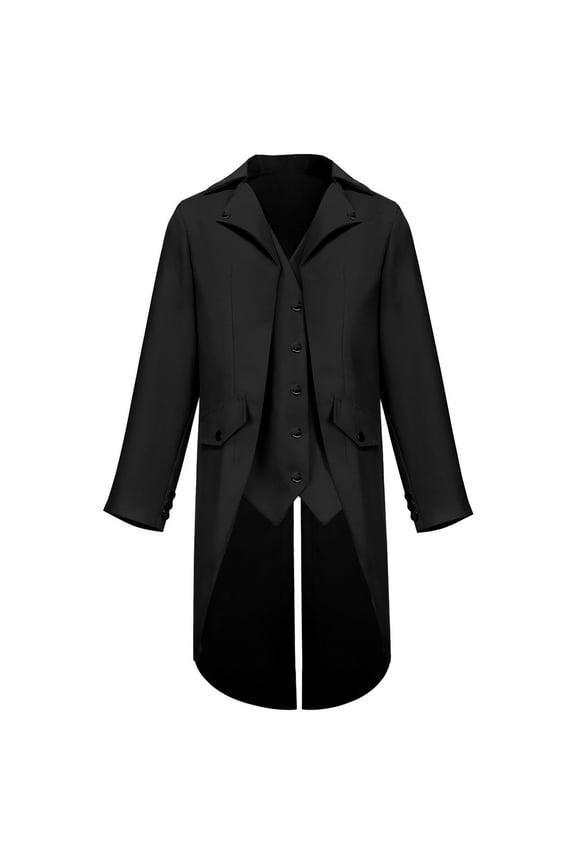 2025 Mens Steampunk Victorian Jacket Gothic Tailcoat Costume Vintage Tuxedo Renaissance Pirate Halloween Coats