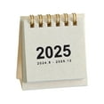 2025 Mini Calendar, Small Desktop 2025 Calendar, Mini English Daily