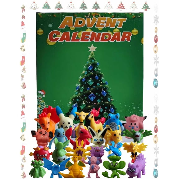 GZHLWRCV 2026 Christmas Countdown Surprise Toy 24 Blind Box for Kids. Daily Reveal Advent Calendar, Perfect Gift & Stocking Stuffer for Boys & Girls