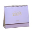 thumbnail image 1 of 2025 Mini Desk Calendar, Standing Flip Desktop Calendar, Portable Daily Planner with Writing Space, Multi-Functional Paper Schedule Organizer for Office Home Use, 1 of 7