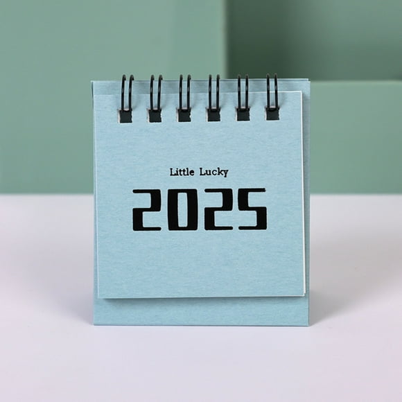 2025 Mini Small Desk Calendar Unprinted Wind Calendar Punch Card Countdown Planner Desktop Small Ornaments Home Decor Of The Day