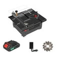 thumbnail image 1 of 2025 Mini Table Saw for Crafts, 100W Portable Multi-Functional Table Saw with 7-Speed Adjustable Cutting, 0-90° Angle, for Wood, Acrylic, PCB, DIY Projects, 1 of 6