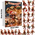 thumbnail image 1 of 2025 Monkey Christmas Advent Calendar with 24 Days of Surprise Ornaments, Fun Family Countdown Activity with Playful Monkey Decorations for Holiday Tree and Home Festive Decor, 1 of 9