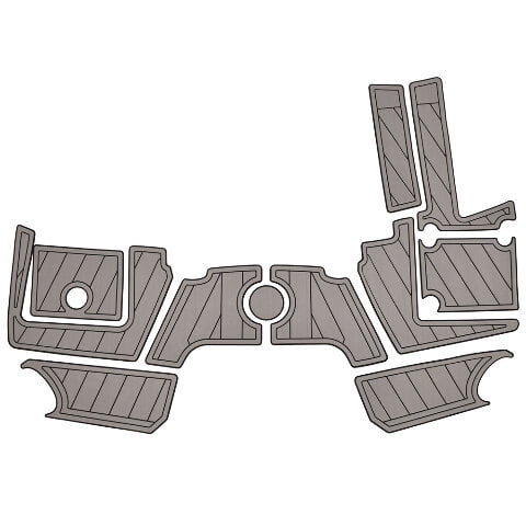 2025 Monterey M45 Boat Swim Platform Mat 25180049-03-SEAD | Gray (Kit)