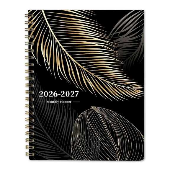 2026-2027 Monthly Planner, 8.5x11": 24 Months (JAN. 2026 - DEC. 2027), Large Daily Blocks