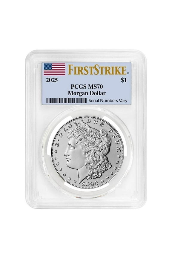 2025 Morgan Silver Dollar PCGS MS 70 FS