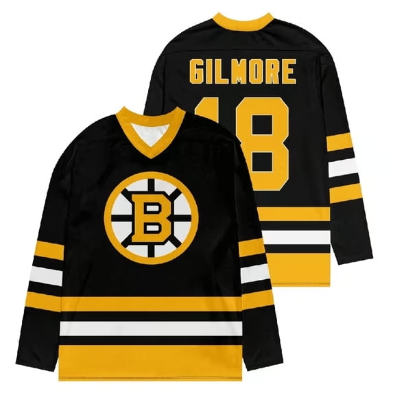 2025 Movie Cos Happy Gilmore 2 Jersey V-Neck Long Sleeve Clothes Casual V-neck Sweatshirts Streetwear