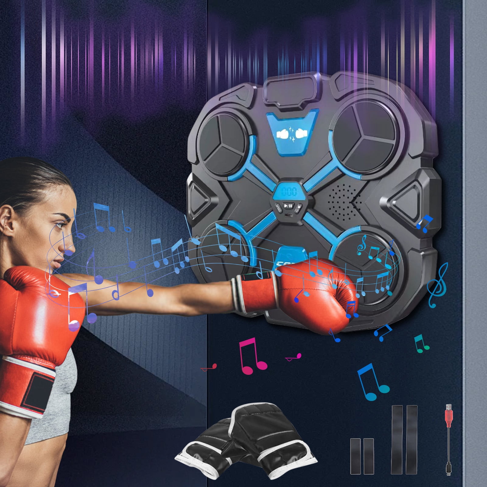 Set Pugilistica Per Bambini ToyVelt – Sacco Da Pugno E Guantoni Da Boxe Inclusi, Attrezzatura