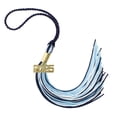 thumbnail image 1 of 2025 NAVY / LTBLUE / WHITE GRADUATION TASSEL - EVERY SCHOOL COLOR AVAILABLE -MADE IN USA, 1 of 4