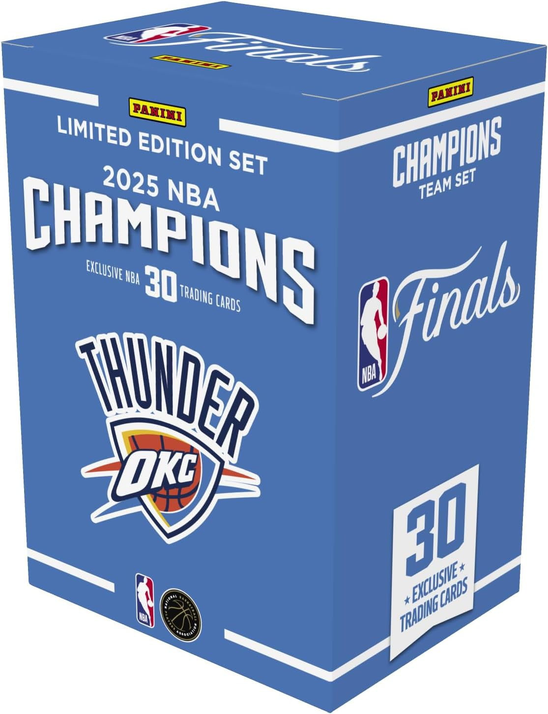 2025 NBA Champions Oklahoma City Thunder Trading Card BLASTER Box (30 Cards)