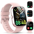 thumbnail image 1 of 2026 NEW 1.91''HD Screen Smart Watch Compatible with Android and iPhone,Answer/Make Calls/100 Sports Modes/Message Reminder,IP68 Waterproof Fitness Tracker for Men Women, Gifts, 1 of 5