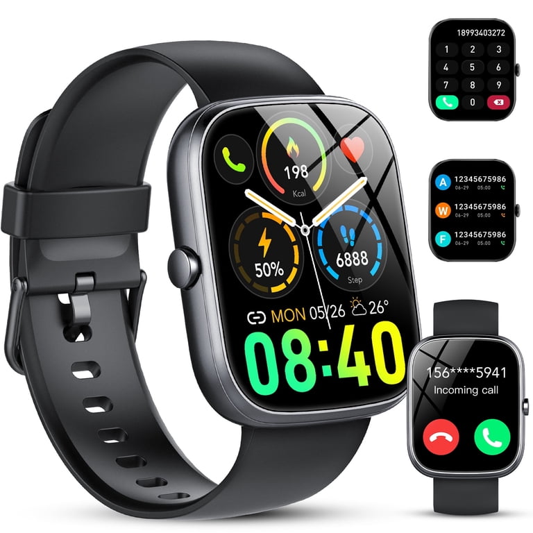 Montre Connectée Mediawave - Écran Rectangle, Notifications Et Caméra Intégrée - Idéale Pour Le Fitness
