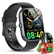 TIKLAND 2025 NEW 1.91''HD Screen Smart Watch Compatible with Android and iPhone,Answer/Make Calls/100 Sports Modes/Message Reminder,IP68 Waterproof Fitness Tracker for Men Women, Gifts