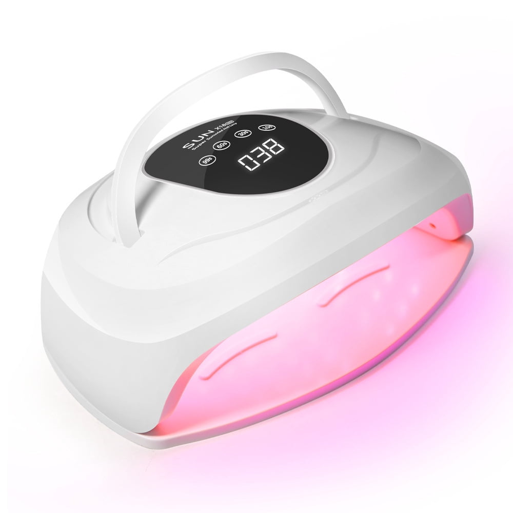 2025 NEW 320W High-Power LED Nail Lamp - UV/LED Gel Polish Dryer for Both Hands, Fast Curing Professional Nail Light