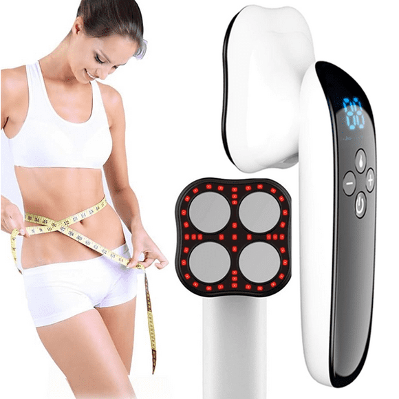 Docreld 2025 NEW 4 Heads Pro Max Body Shaping Machine - Red light Radio Frequency for Wrinkle Remover body contouring machine-Massager for Women,Cordless Body Shaping Machine for Arms, Legs, Back